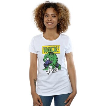 Abbigliamento Donna T-shirts a maniche lunghe Hulk Krunch Bianco