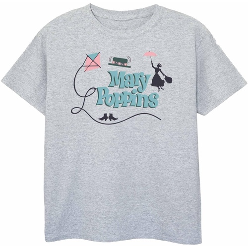 Abbigliamento Bambina T-shirts a maniche lunghe Mary Poppins BI1333 Grigio