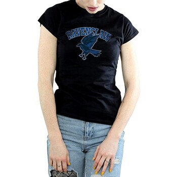 Abbigliamento Donna T-shirts a maniche lunghe Harry Potter BI1354 Nero