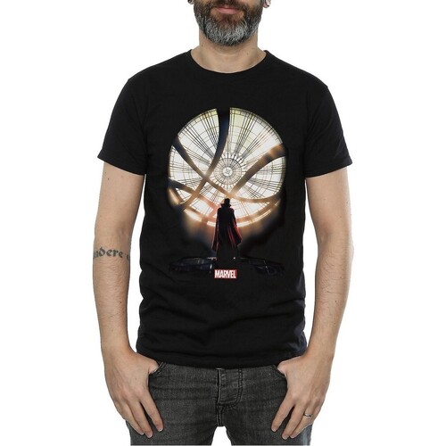 Abbigliamento Uomo T-shirts a maniche lunghe Doctor Strange Sanctum Sanctorum Nero