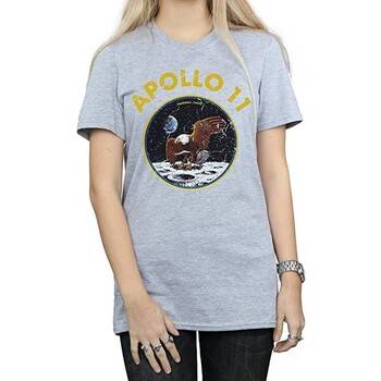 Abbigliamento Donna T-shirts a maniche lunghe Nasa Classic Apollo 11 Grigio