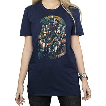 Abbigliamento Donna T-shirts a maniche lunghe Avengers Infinity War  Blu