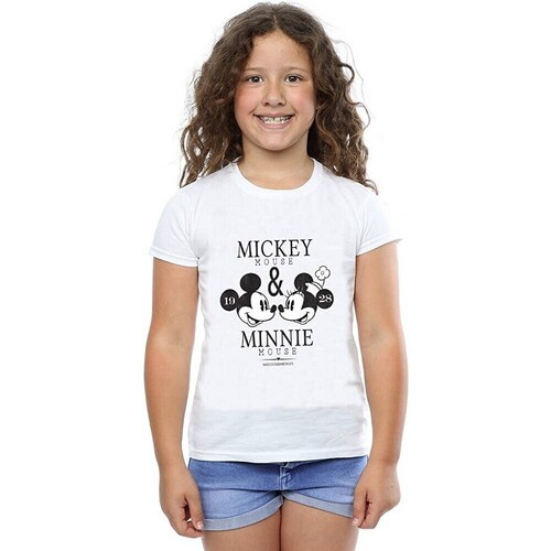 Abbigliamento Bambina T-shirts a maniche lunghe Disney Crush Mondays Bianco