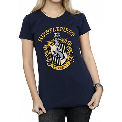 Abbigliamento Donna T-shirts a maniche lunghe Harry Potter BI1471 Blu