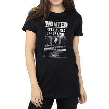 Abbigliamento Donna T-shirts a maniche lunghe Harry Potter BI1531 Nero
