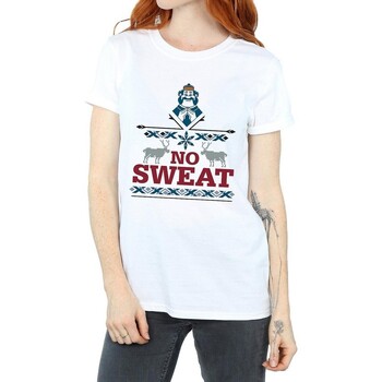 Abbigliamento Donna T-shirts a maniche lunghe Disney No Sweat Bianco