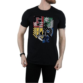 Abbigliamento Uomo T-shirts a maniche lunghe Harry Potter BI1539 Nero