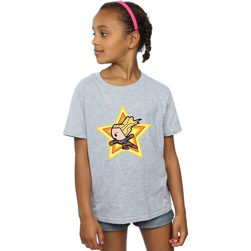 Abbigliamento Bambina T-shirts a maniche lunghe Captain Marvel BI1542 Grigio