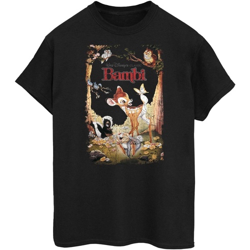 Abbigliamento Donna T-shirts a maniche lunghe Bambi BI1549 Nero