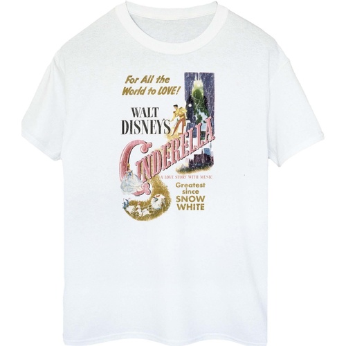 Abbigliamento Donna T-shirts a maniche lunghe Cinderella BI1565 Bianco