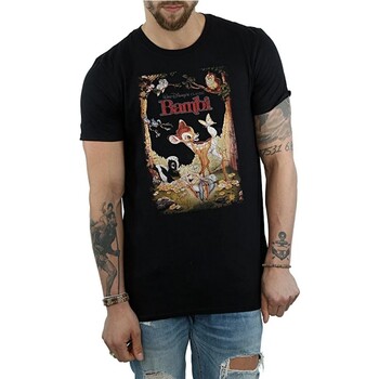 Abbigliamento Uomo T-shirts a maniche lunghe Bambi  Nero