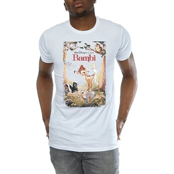 Abbigliamento Uomo T-shirts a maniche lunghe Bambi  Bianco