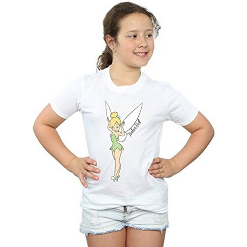 Abbigliamento Bambina T-shirts a maniche lunghe Tinkerbell Classic Bianco
