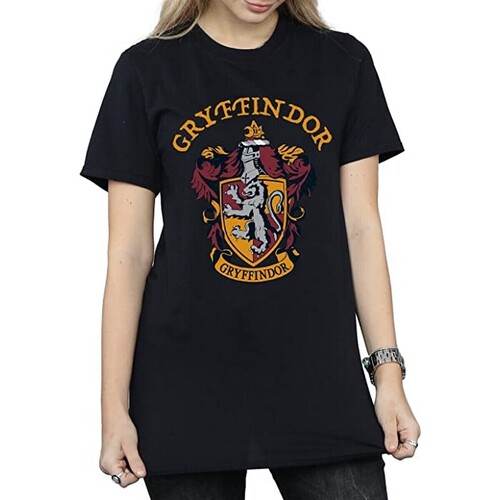 Abbigliamento Donna T-shirts a maniche lunghe Harry Potter BI1634 Nero