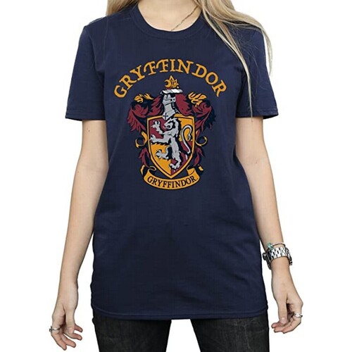 Abbigliamento Donna T-shirts a maniche lunghe Harry Potter BI1634 Blu