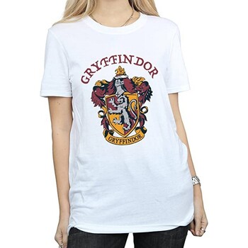 Abbigliamento Donna T-shirts a maniche lunghe Harry Potter BI1634 Bianco
