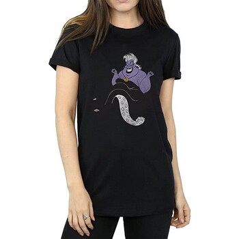 Abbigliamento Donna T-shirts a maniche lunghe The Little Mermaid BI1656 Nero