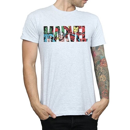 Abbigliamento Uomo T-shirts a maniche lunghe Marvel Comics Grigio