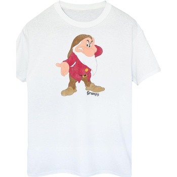Abbigliamento Donna T-shirts a maniche lunghe Snow White And The Seven Dwarfs BI1727 Bianco