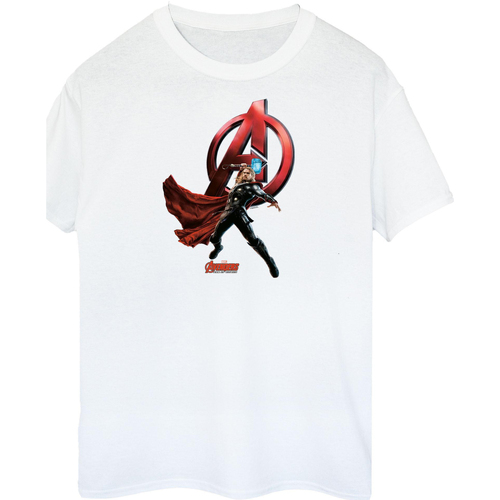 Abbigliamento Uomo T-shirts a maniche lunghe Thor BI2160 Bianco