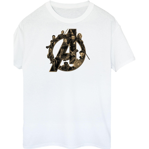 Abbigliamento Donna T-shirts a maniche lunghe Avengers Infinity War BI2162 Bianco
