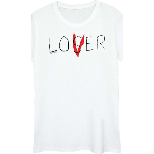 Abbigliamento Donna T-shirts a maniche lunghe It Loser Lover Bianco