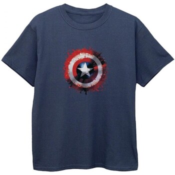 Abbigliamento Bambino T-shirt maniche corte Captain America BI340 Blu