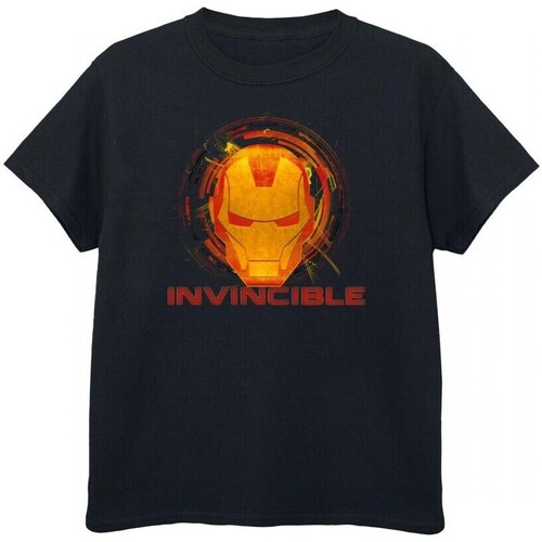Abbigliamento Bambino T-shirt & Polo Iron Man Invincible Nero