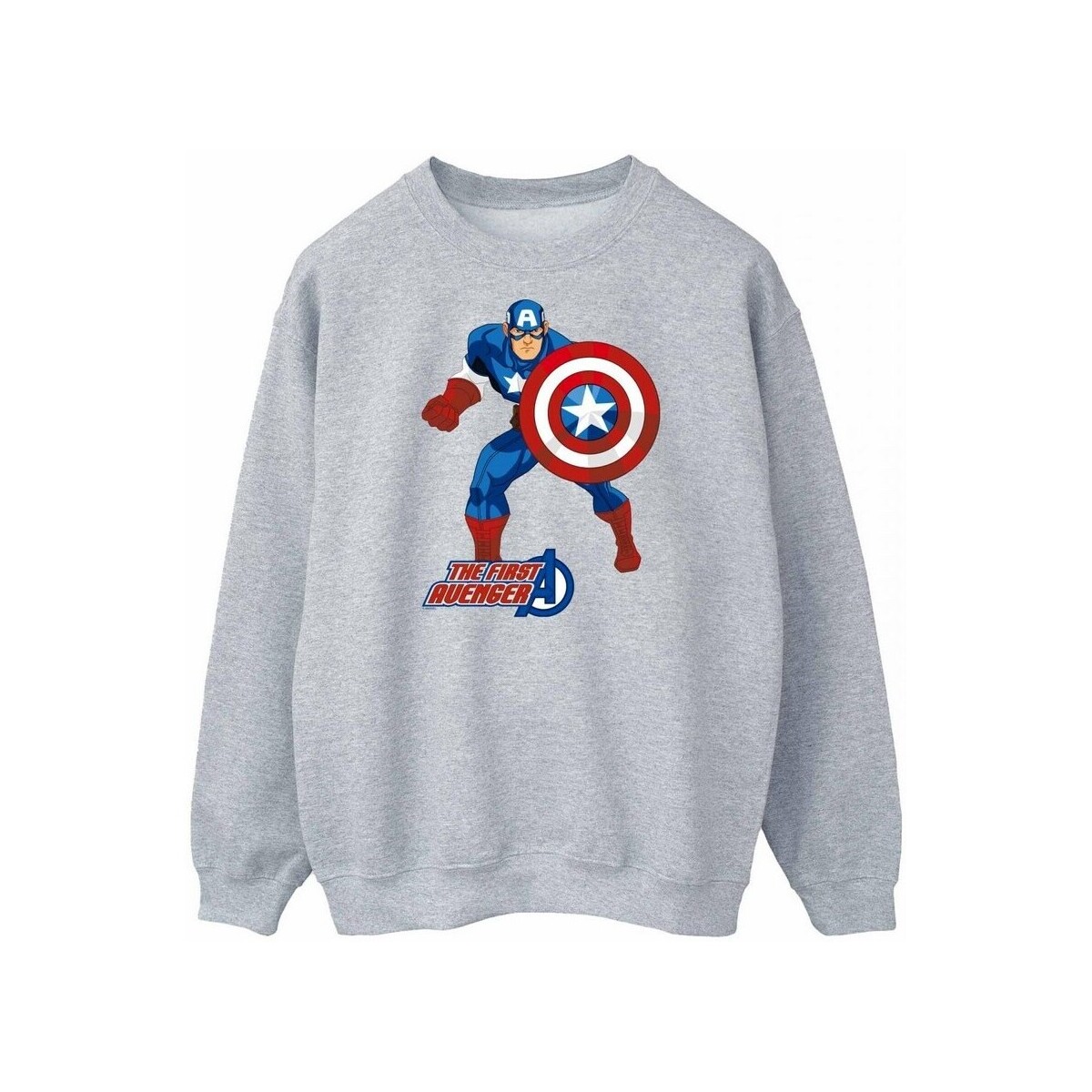 Abbigliamento Felpe Captain America The First Avenger Grigio