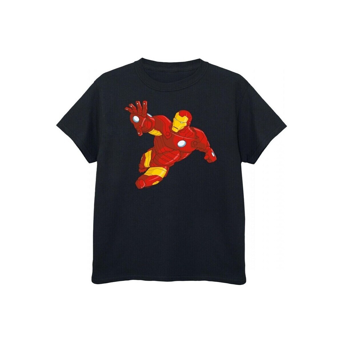 Abbigliamento Bambino T-shirt maniche corte Iron Man BI372 Nero