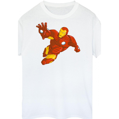 Abbigliamento Uomo T-shirts a maniche lunghe Iron Man BI390 Rosso