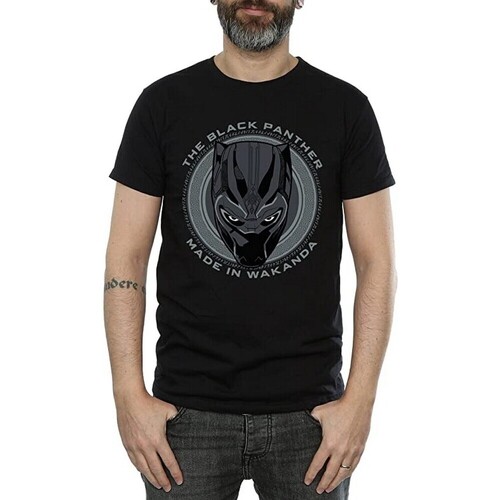 Abbigliamento Uomo T-shirts a maniche lunghe Black Panther BI407 Nero