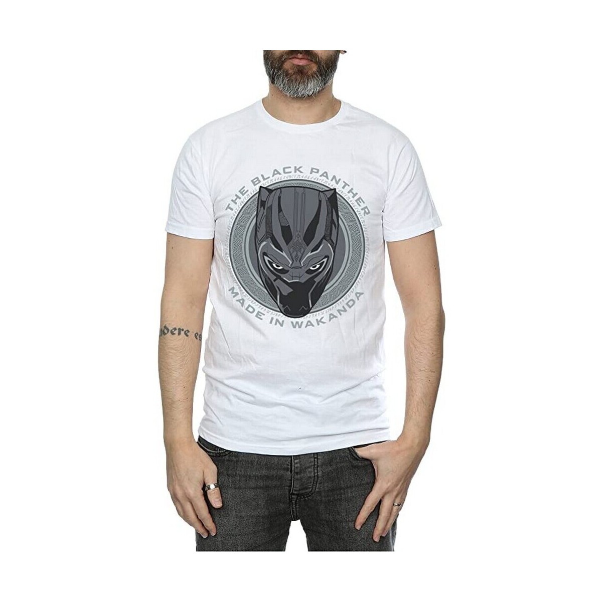 Abbigliamento Uomo T-shirts a maniche lunghe Black Panther BI407 Bianco