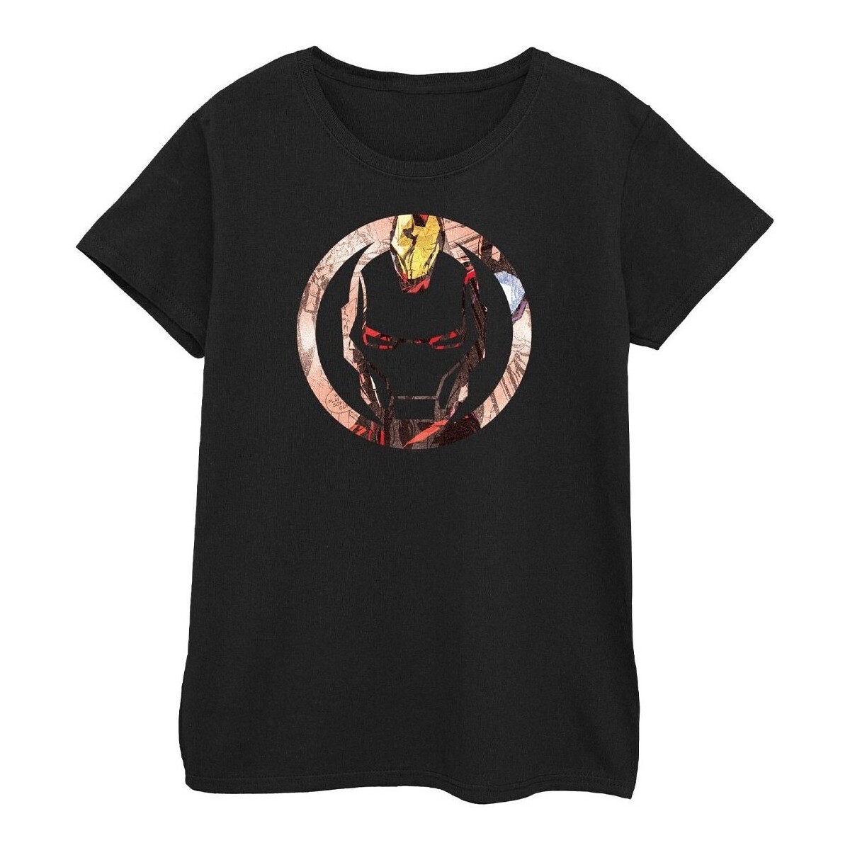 Abbigliamento Donna T-shirts a maniche lunghe Iron Man BI411 Nero