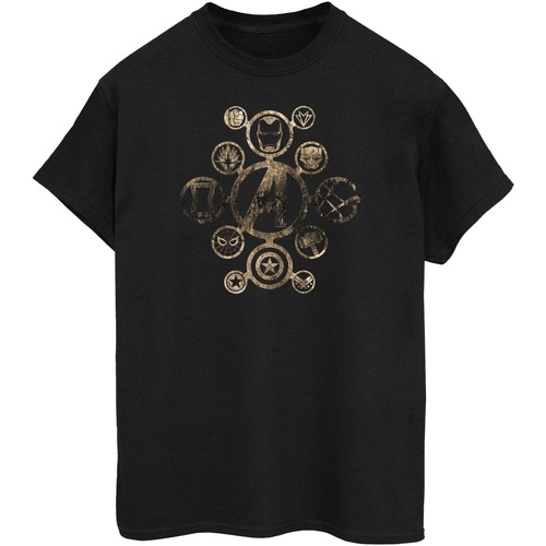 Abbigliamento Uomo T-shirts a maniche lunghe Avengers Infinity War BI449 Nero