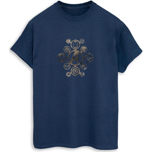 Abbigliamento Uomo T-shirts a maniche lunghe Avengers Infinity War BI449 Blu