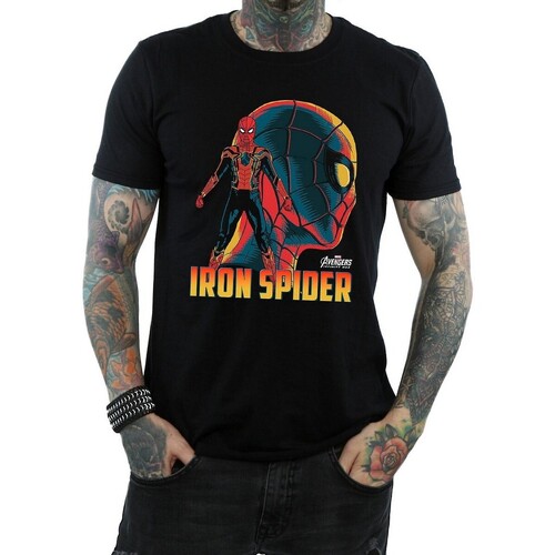 Abbigliamento Uomo T-shirts a maniche lunghe Avengers Infinity War BI465 Nero