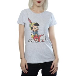 Abbigliamento Donna T-shirts a maniche lunghe Pinocchio Classic Grigio