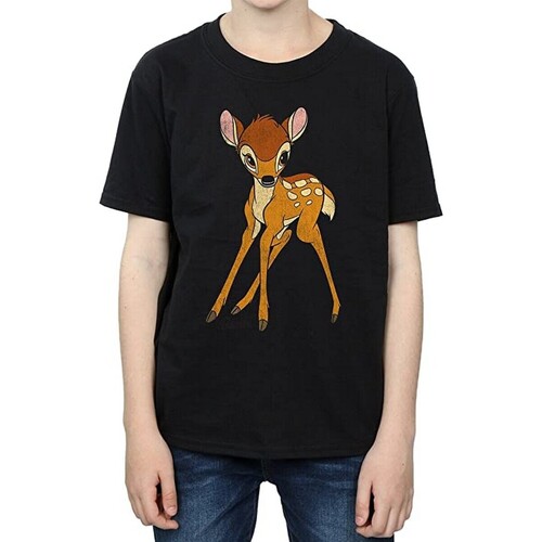 Abbigliamento Bambino T-shirt maniche corte Bambi Classic Nero