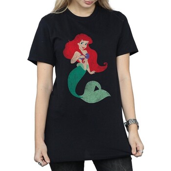 Abbigliamento Donna T-shirts a maniche lunghe The Little Mermaid BI537 Nero