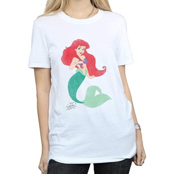 Abbigliamento Donna T-shirts a maniche lunghe The Little Mermaid BI537 Bianco