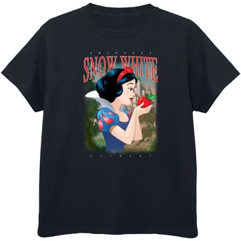 Abbigliamento Bambina T-shirts a maniche lunghe Snow White And The Seven Dwarfs BI616 Nero