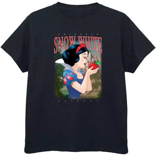 Abbigliamento Bambina T-shirts a maniche lunghe Snow White And The Seven Dwarfs BI616 Nero