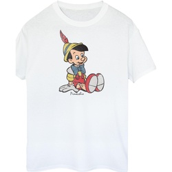 Abbigliamento Bambina T-shirts a maniche lunghe Pinocchio Classic Bianco