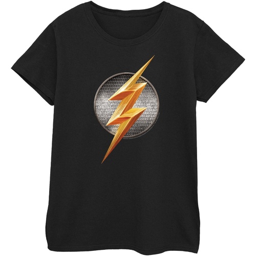 Abbigliamento Donna T-shirts a maniche lunghe The Flash  Nero