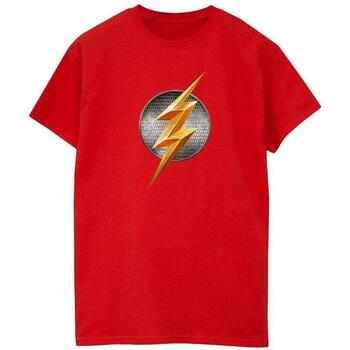 Abbigliamento Donna T-shirts a maniche lunghe The Flash BI632 Rosso