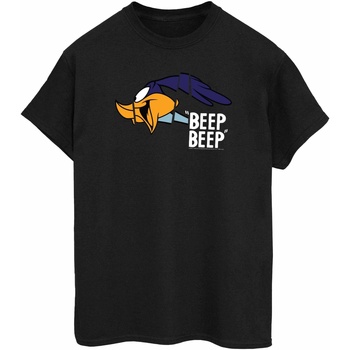 Abbigliamento Uomo T-shirts a maniche lunghe Dessins Animés Beep Beep Nero