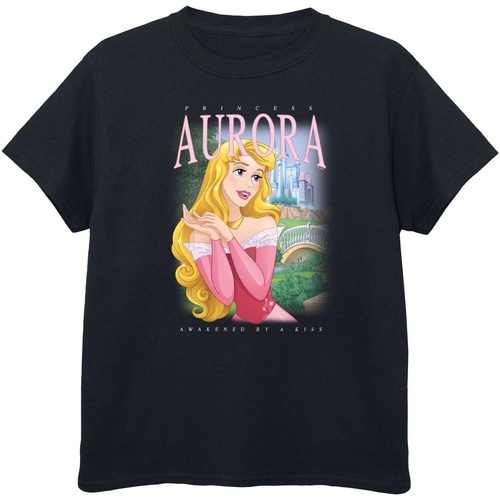 Abbigliamento Bambina T-shirts a maniche lunghe Sleeping Beauty BI655 Nero
