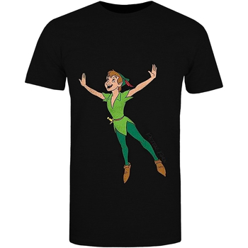 Abbigliamento Bambino T-shirt maniche corte Peter Pan Classic Flying Nero