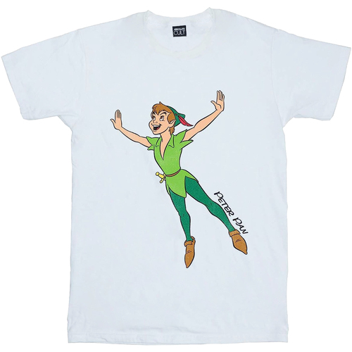 Abbigliamento Bambino T-shirt maniche corte Peter Pan Classic Flying Bianco